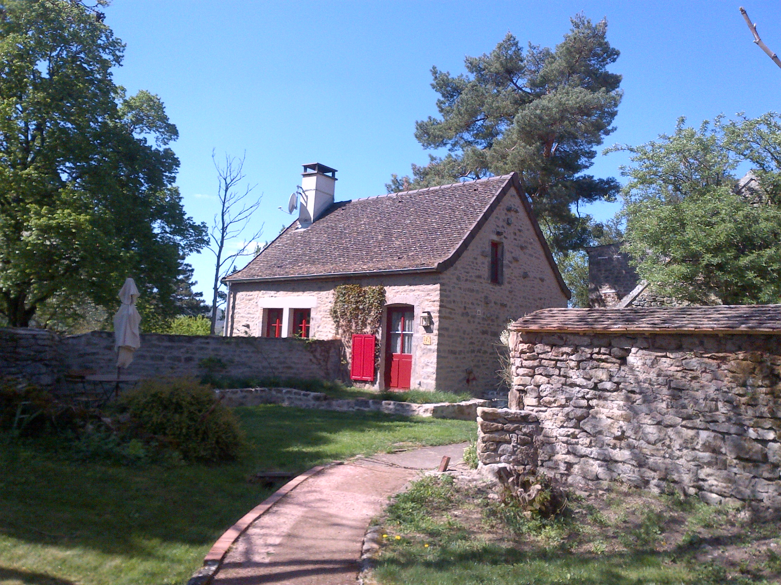 Vue extérieure du gîte Le Vigneron